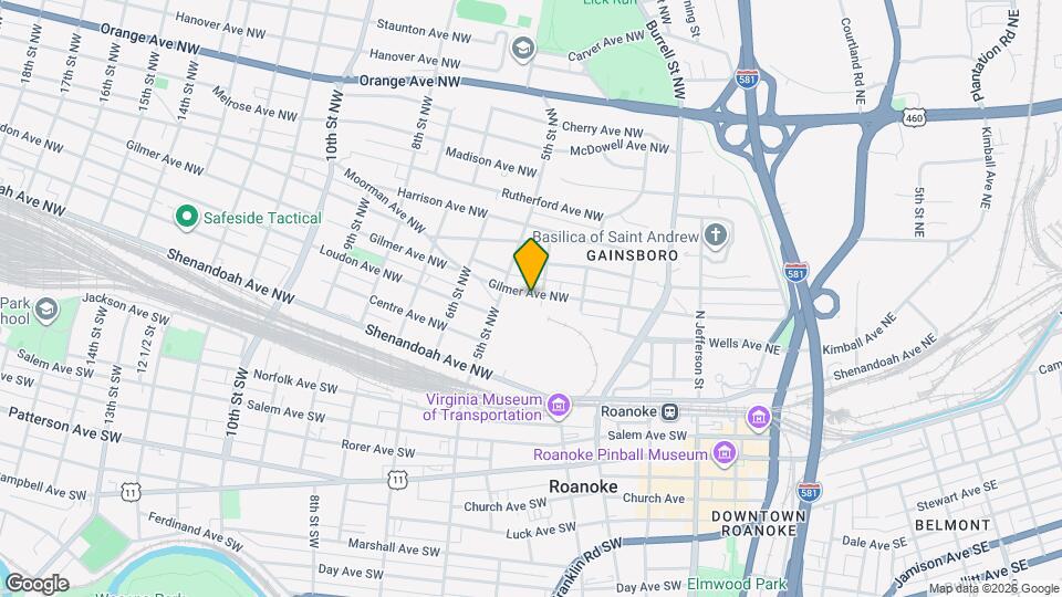 408 Gilmer Ave NW Map and Location Details