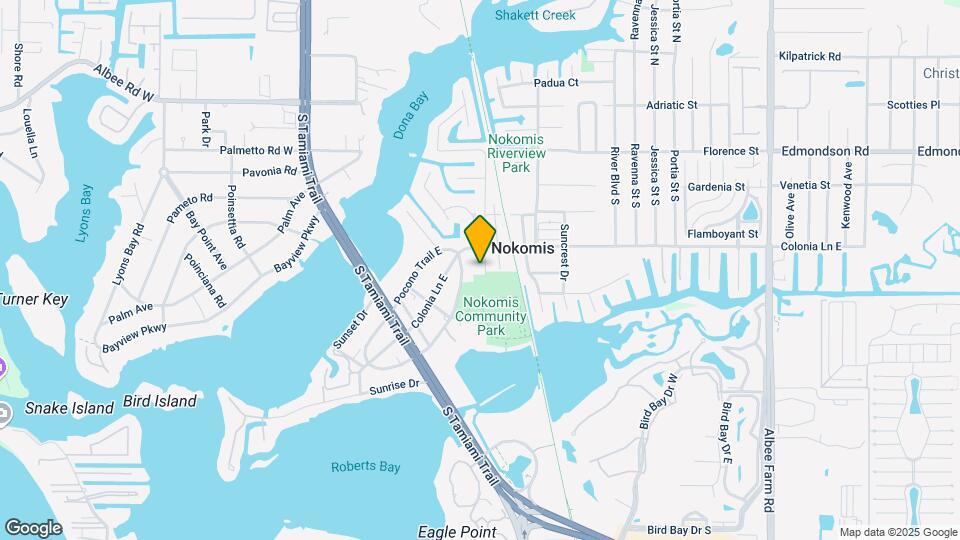 615 Osceola Rd Map and Location Details