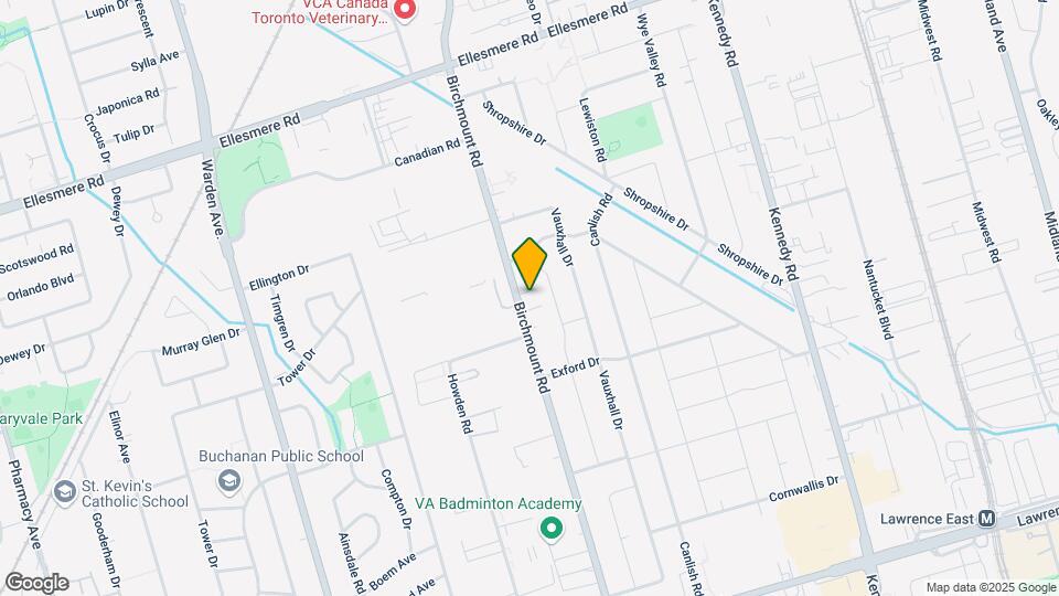 1477 Birchmount Rd Map and Location Details