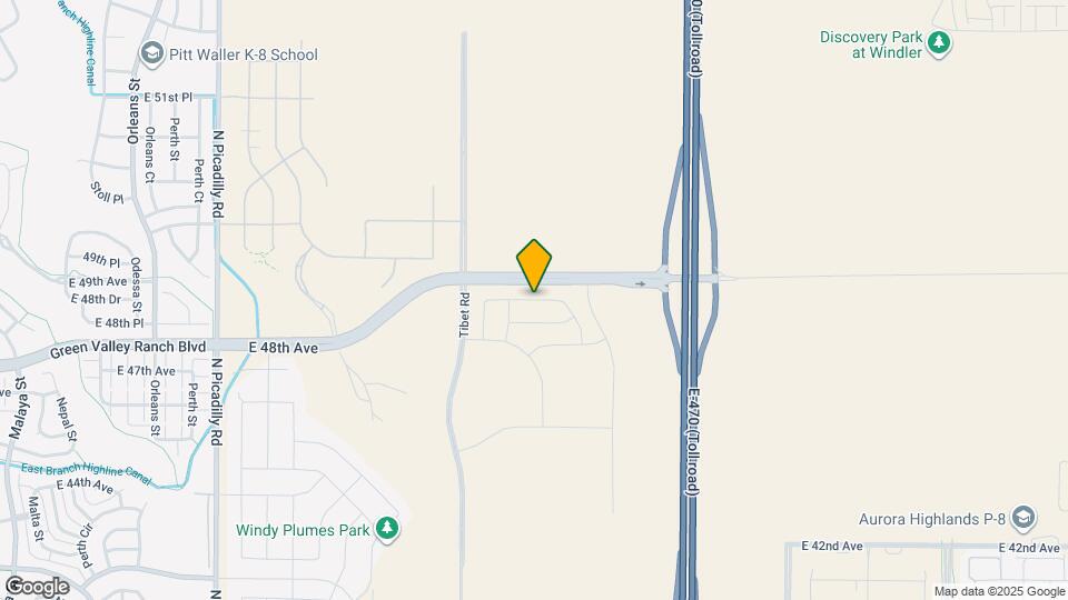 22539 E 47th Dr Mapa y Detalles de la Ubicación