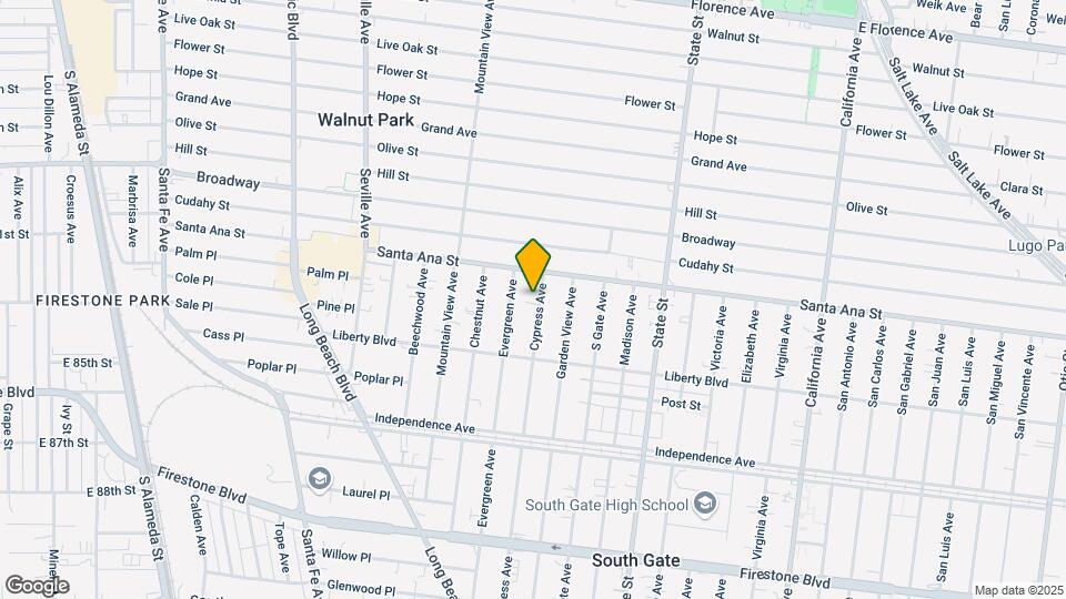 8133 Cypress Ave Map and Location Details