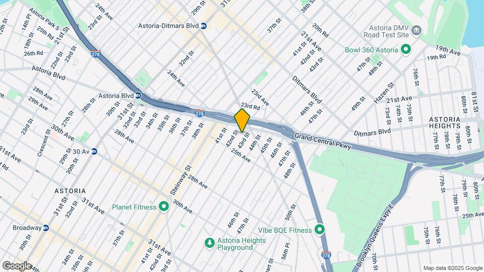 24-24 43rd St Map and Location Details