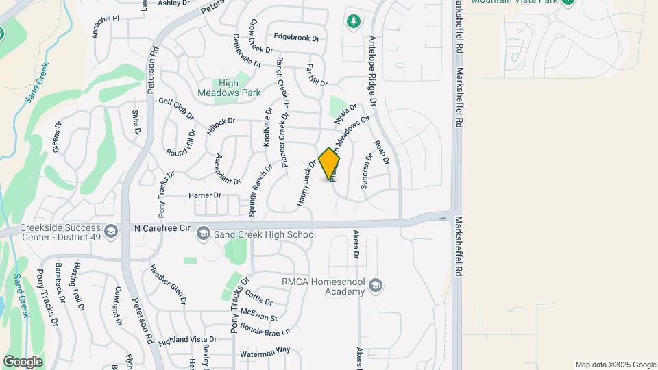 3846 Pronghorn Meadows Cir Map and Location Details