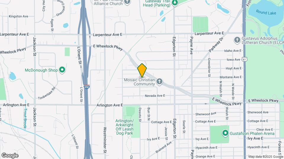 1528 Desoto St Map and Location Details