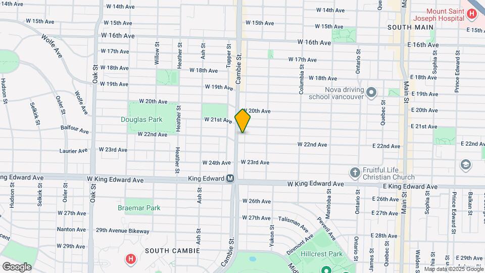 3780 Cambie St Map and Location Details