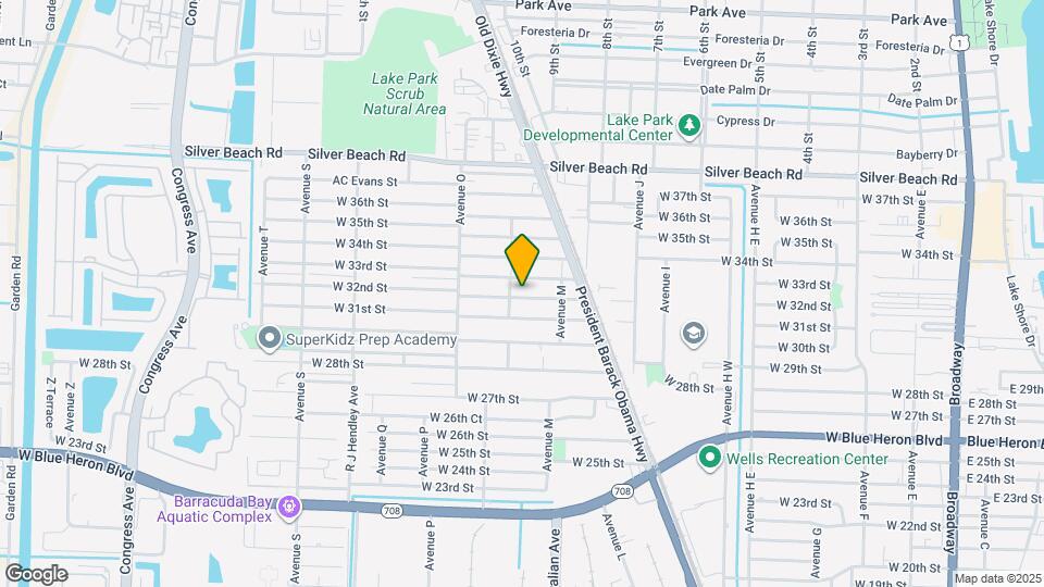 1176 W 32nd St Map and Location Details