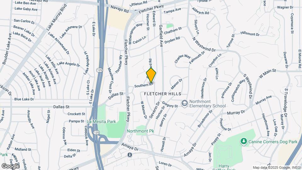 9243 Southern Rd Map and Location Details