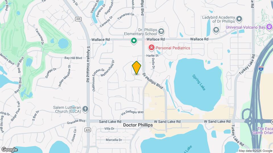 7543 Sugar Bend Dr Map and Location Details