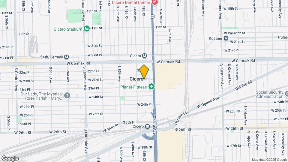 4829 W 23rd St Map and Location Details