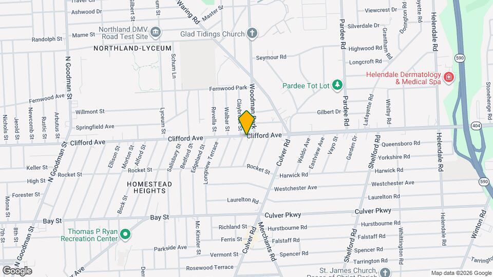 2247 Clifford Ave Mapa y Detalles de la Ubicación