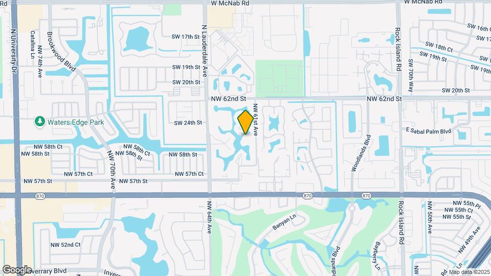 6021 NW 61st Ave Map and Location Details