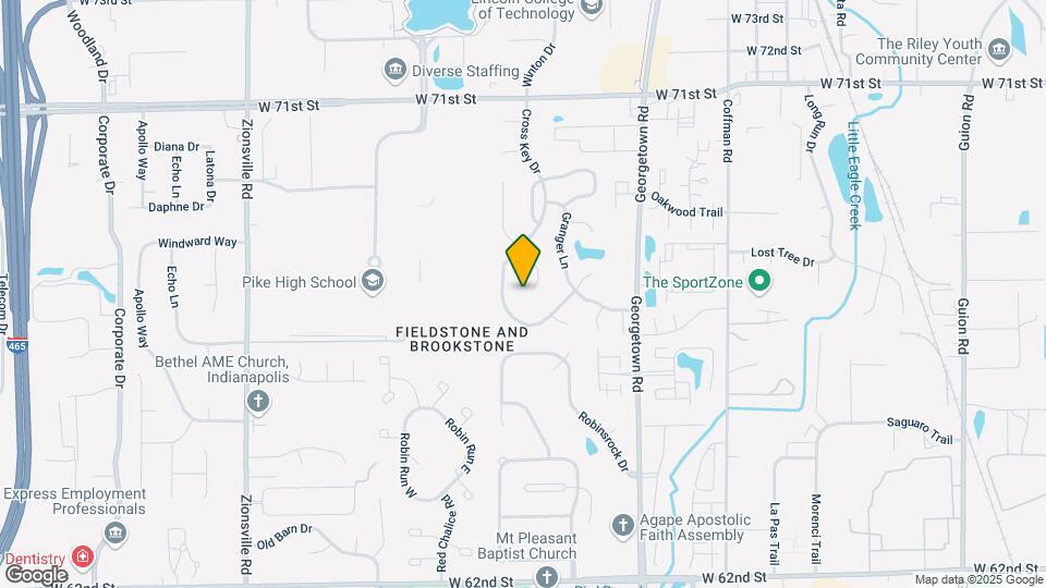 6616 Bridger Ct Map and Location Details