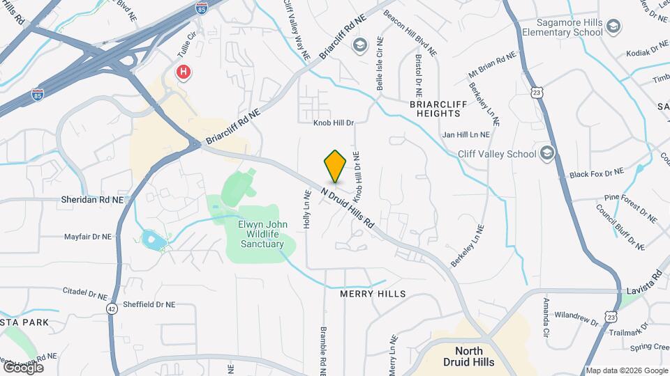 1649 Emory Pl Dr NE Map and Location Details