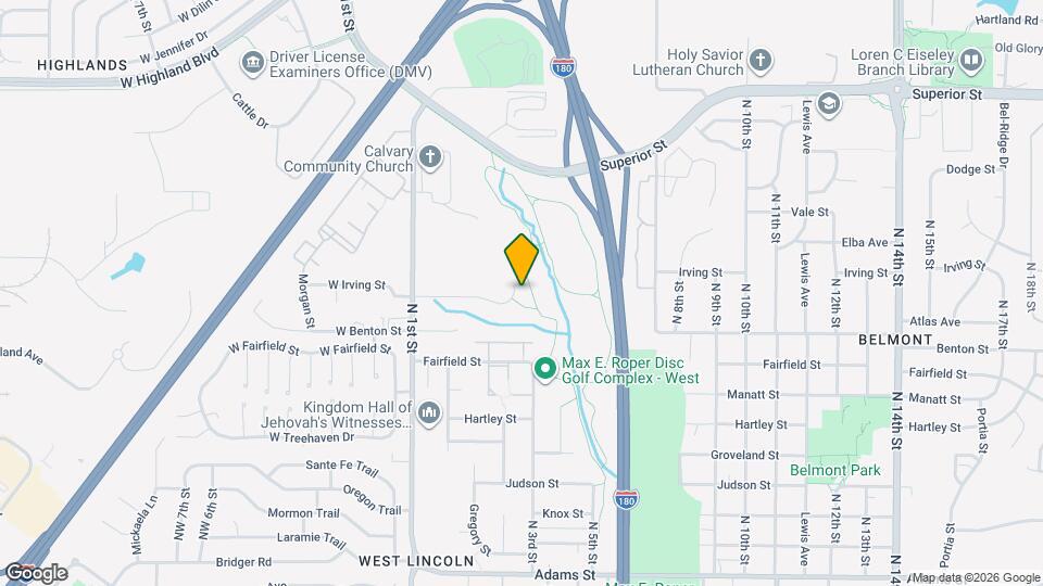 263 Irving St Map and Location Details