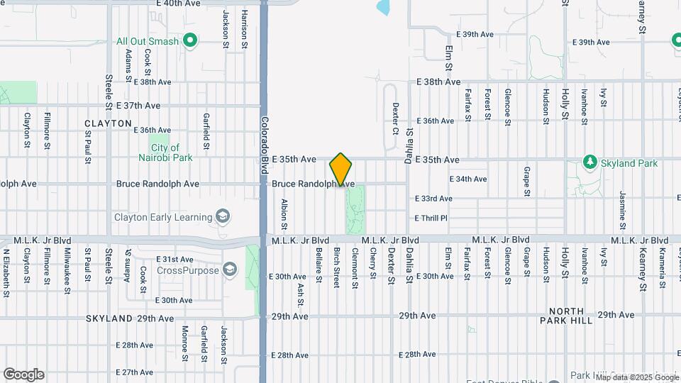 3381 Birch St Map and Location Details