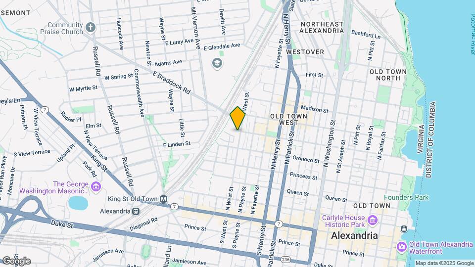 552 N West St Map and Location Details