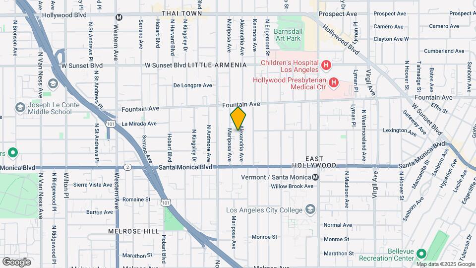 1185 Alexandria Ave Map and Location Details