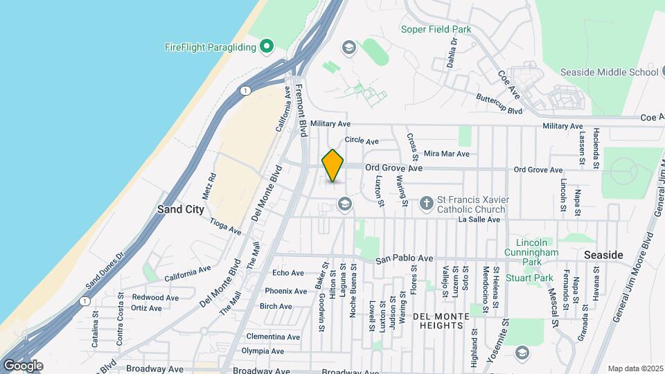 1278 La Jolla Ave Map and Location Details