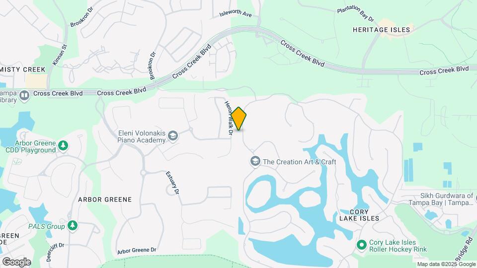10722 Cory Lake Dr Map and Location Details
