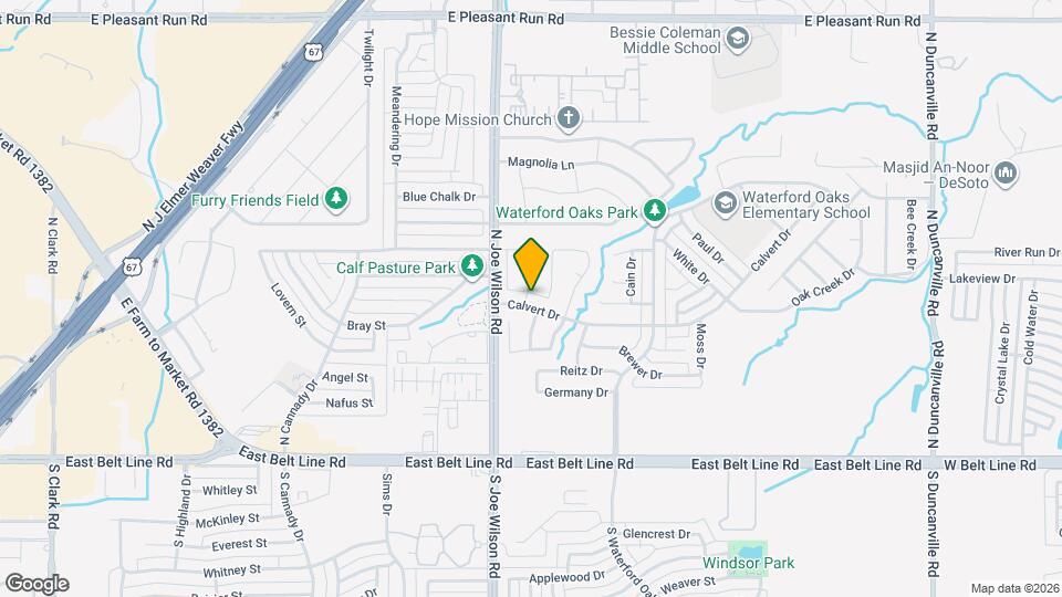 900 Chauvin Dr Map and Location Details