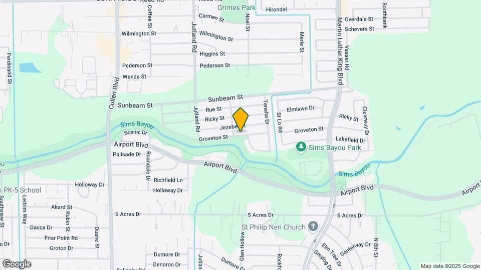 5307 Groveton St Map and Location Details