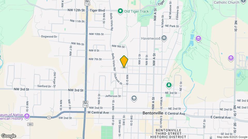 514 Hook St Map and Location Details