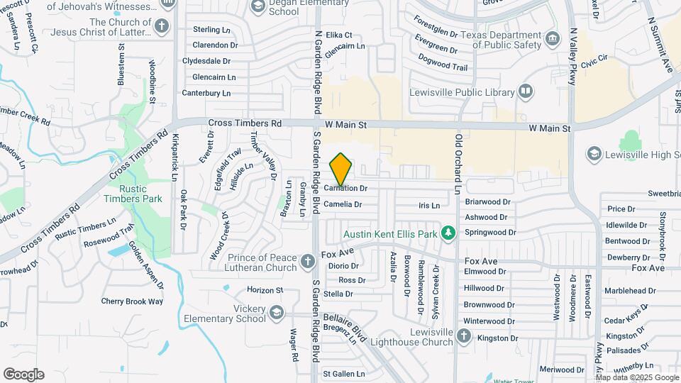 1524 Carnation Dr Map and Location Details