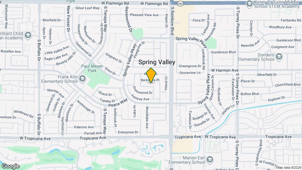 7038 Hillcroft Way Map and Location Details