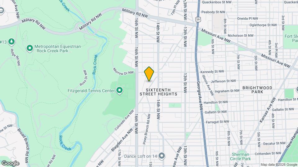 5324 Colorado Ave NW Map and Location Details