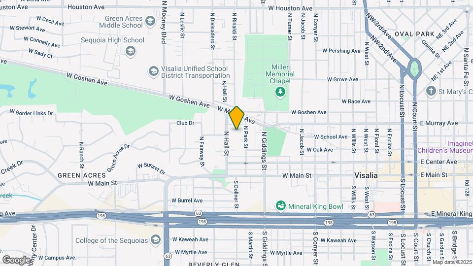 413 N Park St Map and Location Details