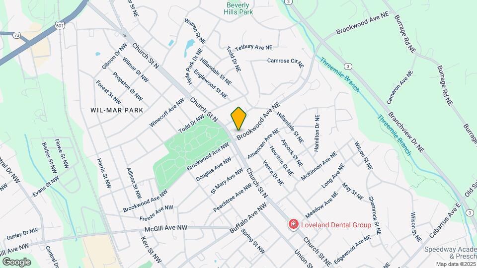 17 Brookwood Ave NE Map and Location Details