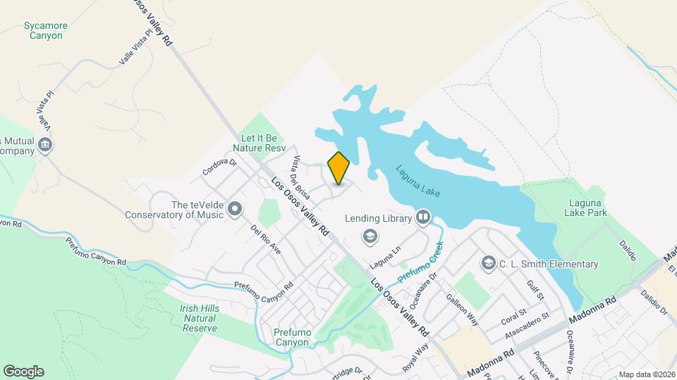 1272 Descanso St Map and Location Details