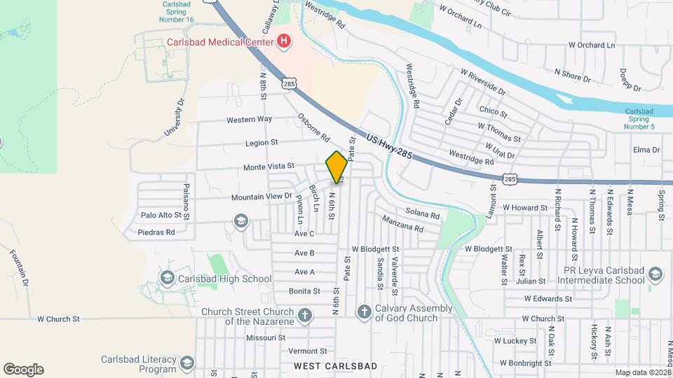 1028 N 6th St Map and Location Details