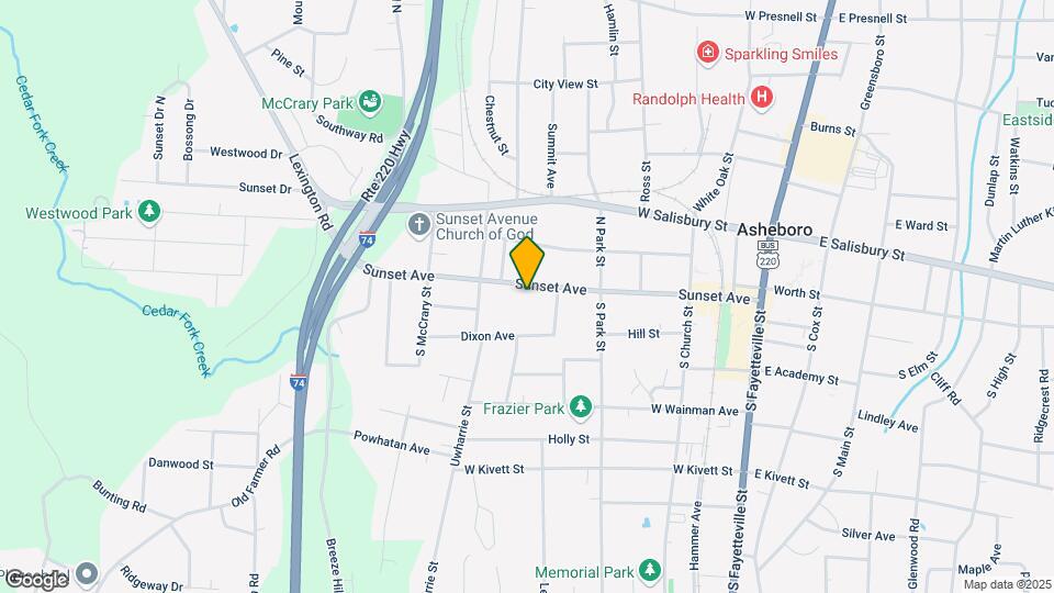 625 Sunset Ave Mapa y Detalles de la Ubicación