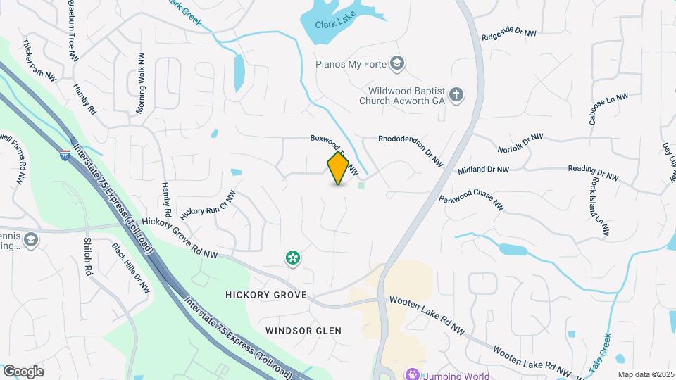 4527 Hickory Grove Dr NW Map and Location Details