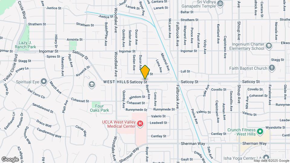 21529 Saticoy St, Unit 210 Map and Location Details