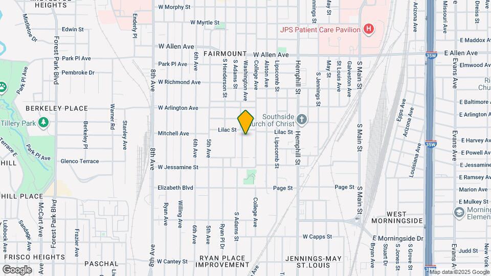 2215 Washington Ave Map and Location Details