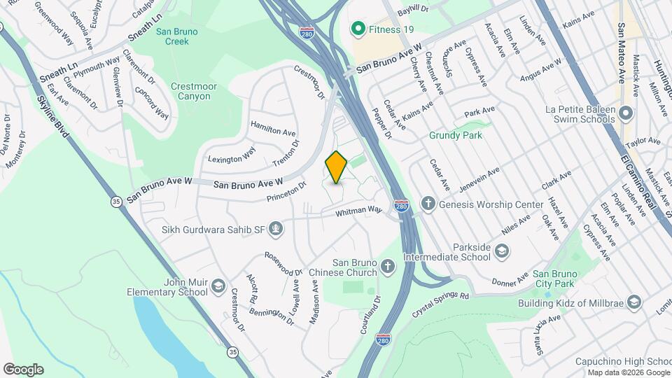 6351 Shelter Creek Ln Map and Location Details