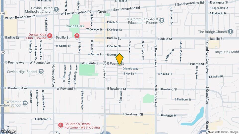 203 Orlando Way Map and Location Details