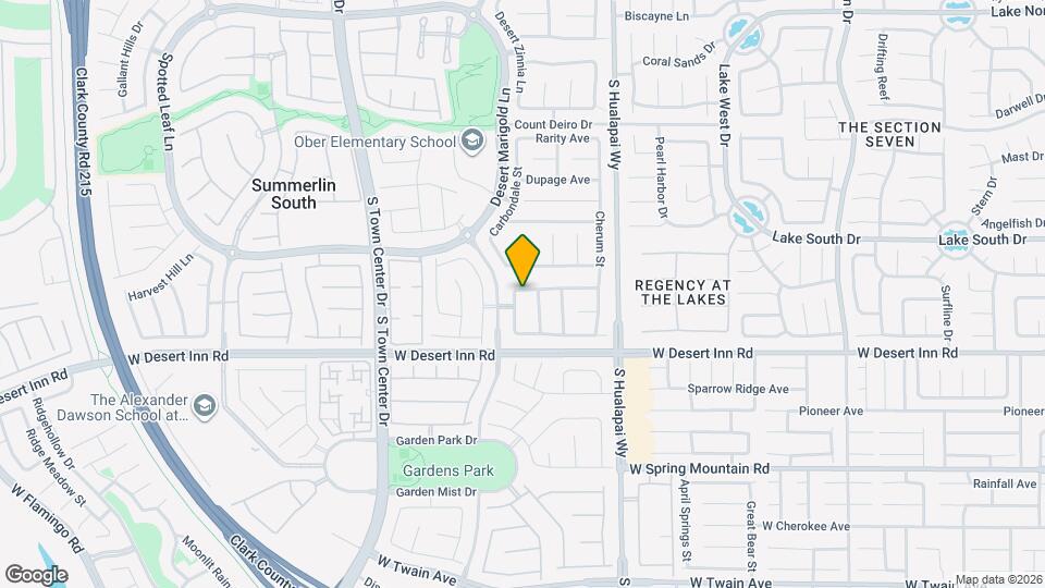 3254 Dragoon Springs St Map and Location Details