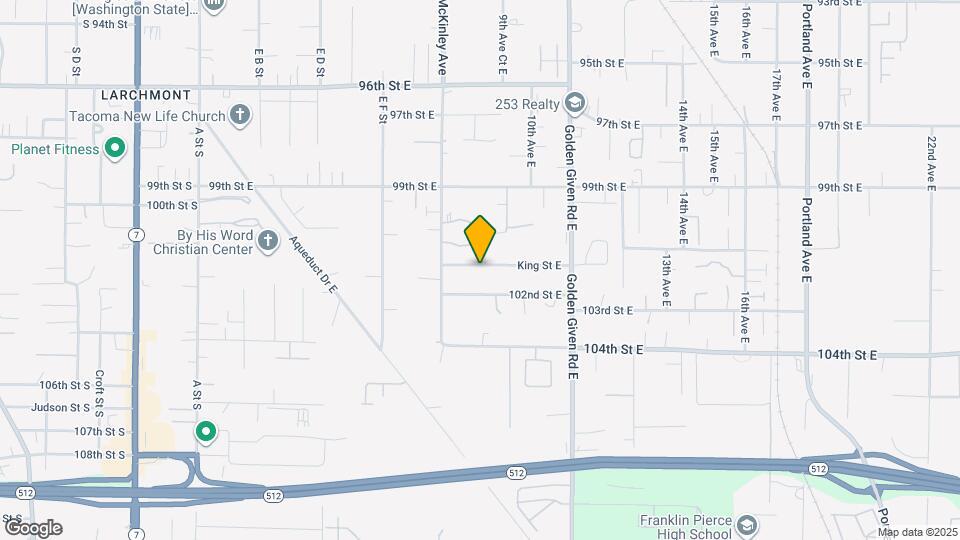 902-904-904 101st St Ct E Map and Location Details