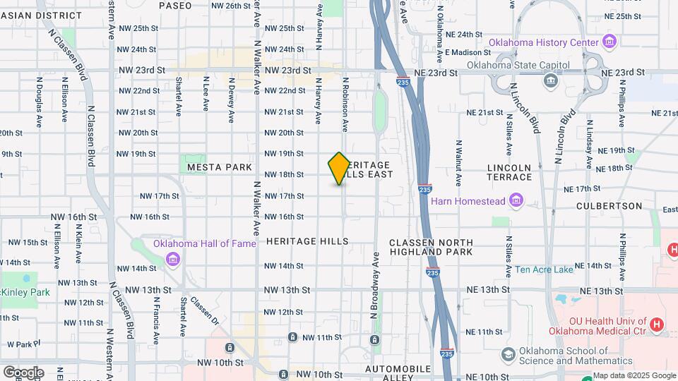 201 NW 17th St Map and Location Details