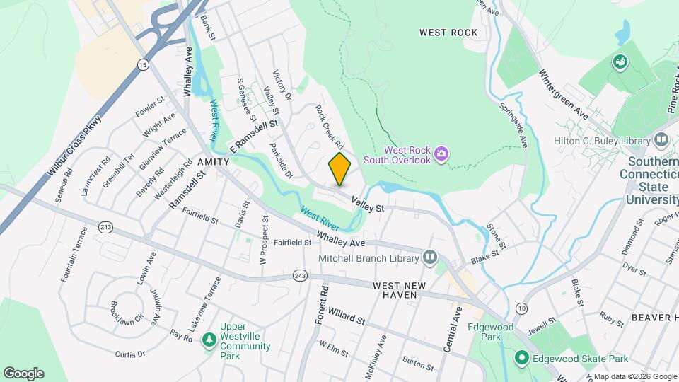 233 Valley St Map and Location Details