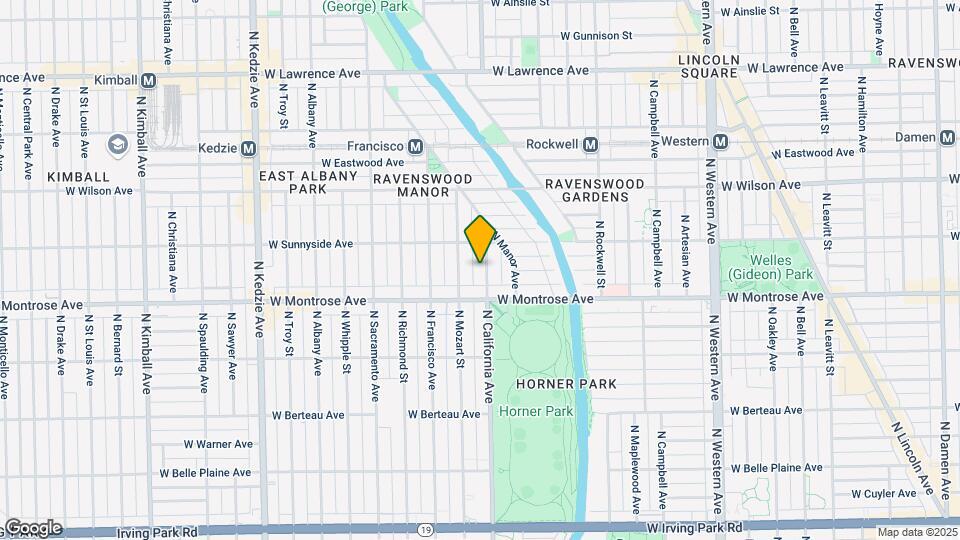 4432 N California Ave Map and Location Details