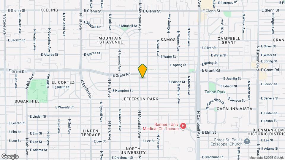 1311 E Edison St Map and Location Details