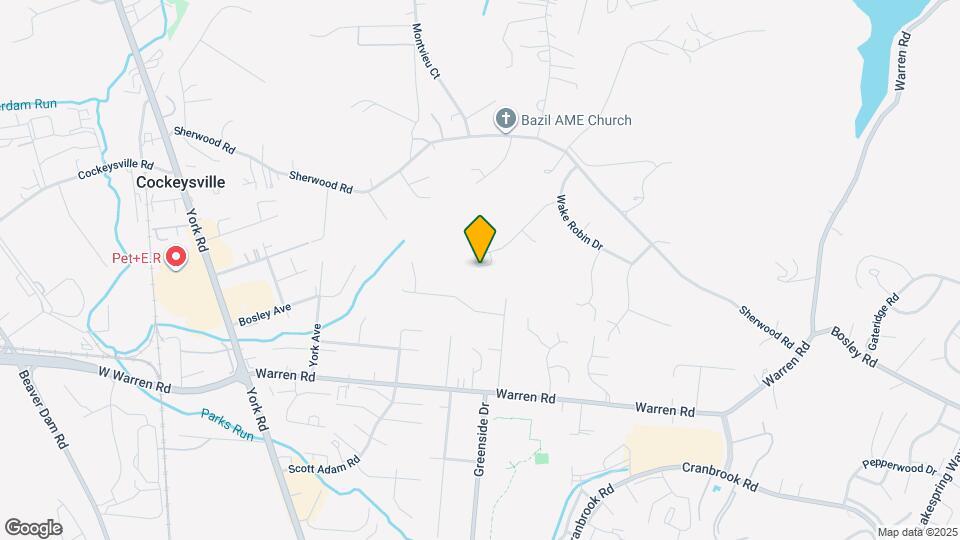 10600 Partridge Ln Map and Location Details