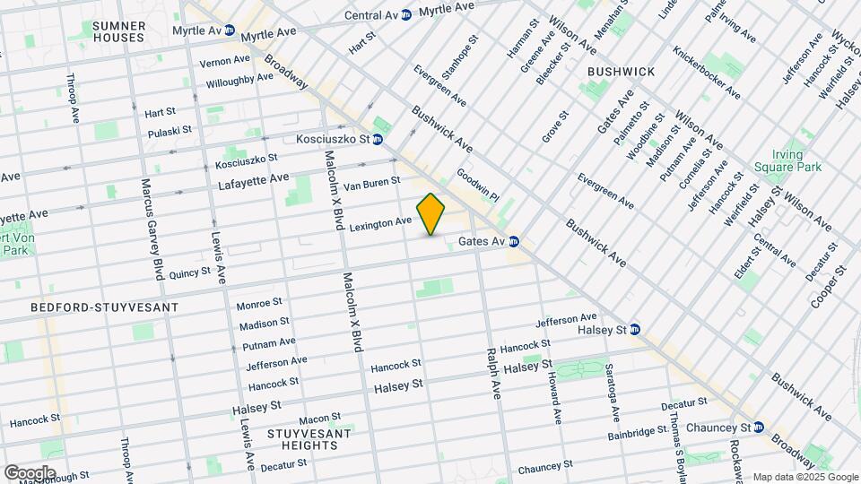 832 Quincy St Map and Location Details