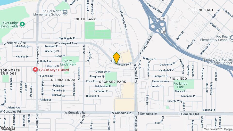 256 W Vineyard Ave Map and Location Details