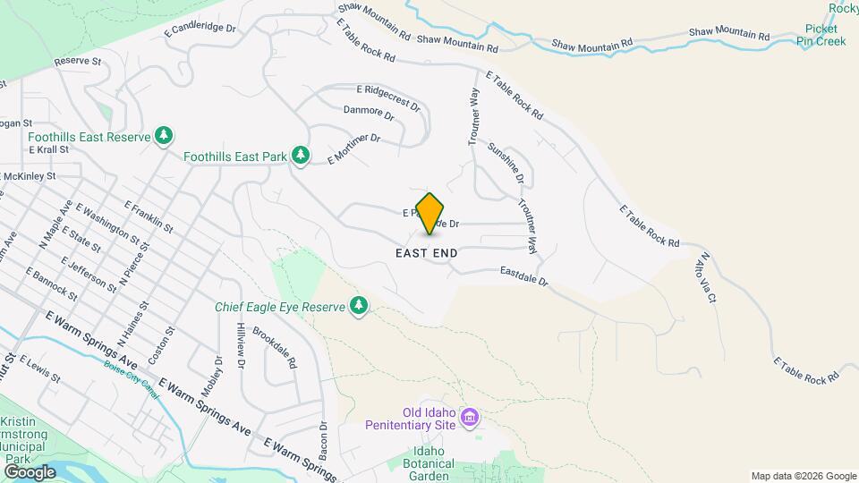 2266 E Roanoke Dr Map and Location Details