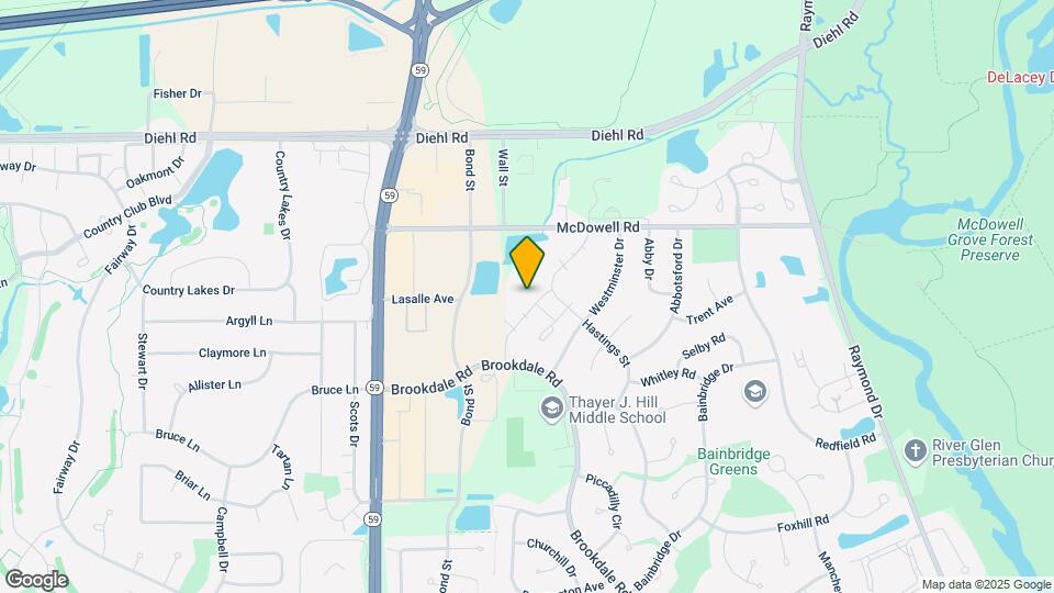 1537 Westminster Dr Map and Location Details